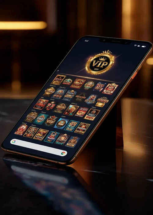 Écran d'accueil Winspark présentant la sélection de jeux premium